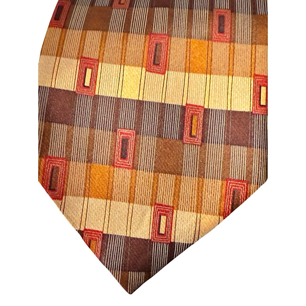 Vintage Ermenegildo Zegna Ties Lot 4
Fall Colors Perfect Gift Wedding Groomsmen - Picture 4 of 14